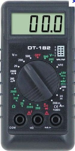 Цифровий мультиметр Digital DT-182 тестер звуковий мультиметр