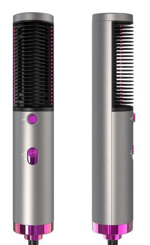 Фен гребінець випрямляч 2 в 1 Hair Dryer And Styler XR-8802 для сушіння будь-якого типу волосся, Стайлер для укладання гарячим повітрям 800W JMJ-189