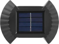 Настінний вуличний ліхтар прожектор Smart Solar Light JB-012 на сонячній батареї, акумуляторний світильник з сонячною панеллю на стіну Jb012 Чорний
