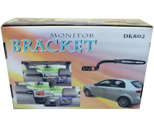 Універсальне кріплення Тримач монітора на підголівник крісла Bracket monitor DK-802, регульований кронштейн на переднє крісло для екрану DK802