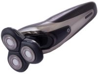 Бездротова електробритва GEMEI GM - 7720 Silver з плаваючою головкою, акумуляторна бритва для стрижки Gemmy