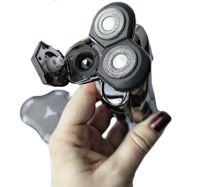 Бездротова електробритва GEMEI GM - 7720 Silver з плаваючою головкою, акумуляторна бритва для стрижки Gemmy