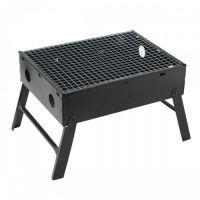 Складной барбекю гриль Morpilot TL-353 BBQ Black, 35 см, черный портативный мангал, Мини / Барбекюшница