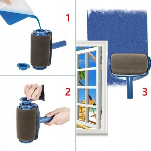 Набір малярних валиків Paint Roller Plus для фарбування з резервуаром, фарбування без патьоків