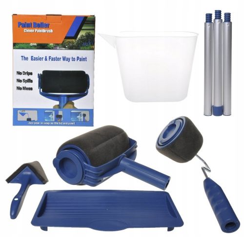Набір малярних валиків Paint Roller Plus для фарбування з резервуаром, фарбування без патьоків