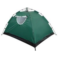 Намет автоматична Leomax LX - 1402 4-х місцева Зелена 200x200x135 см туристична автомат чотирьох місцева