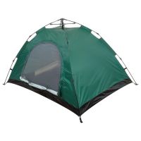 Намет автоматична Leomax LX - 1402 4-х місцева Зелена 200x200x135 см туристична автомат чотирьох місцева