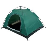Намет автоматична Leomax LX - 1402 4-х місцева Зелена 200x200x135 см туристична автомат чотирьох місцева