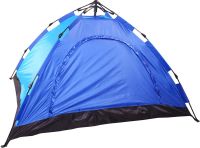 Намет автоматична Leomax LX - 1401 4-х місцева синя 200x200x135 см туристична, автомат, чотирьох місцева