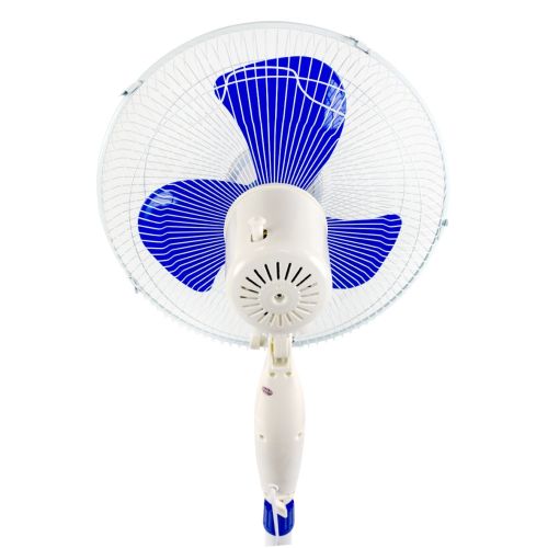 Підлоговий вентилятор WimpeX WX - 1611 40 см stand fan 16 " 100w з регулюванням висоти, Безшумний вентилятор Вімпекс 100Вт на підлогу 3 швидкості Білий