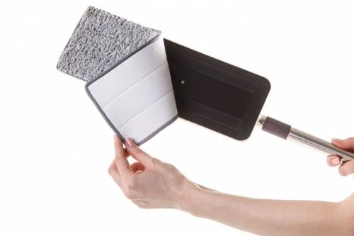 Швабра ледащо Supretto Scratch Cleaning Mop з великим відром і автоматичним віджимом, велика з самоотжимом Spin Mop 360