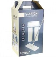 Швабра ледащо Supretto Scratch Cleaning Mop з великим відром і автоматичним віджимом, велика з самоотжимом Spin Mop 360