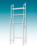 Стійка над унітазом Supretto Toilet rack Біла TW-101 підлоговий стелаж, Полиця, органайзер для зберігання, етажерка WM-64