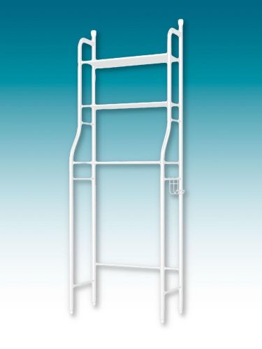 Стійка над унітазом Supretto Toilet rack Біла TW-101 підлоговий стелаж, Полиця, органайзер для зберігання, етажерка WM-64