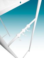 Стійка над унітазом Supretto Toilet rack Біла TW-101 підлоговий стелаж, Полиця, органайзер для зберігання, етажерка WM-64
