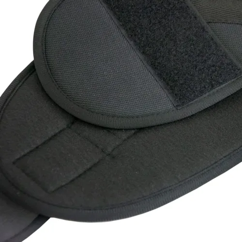 Подовжений нейлоновий ремінь Safe Stretch GS-3990 з 8 петлями для розтяжки і фіксатором для ноги, Тренажер гумка 8 петель для різного навантаження