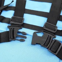Дитяче безкаркасне автокрісло Multi Function Car Cushion Синій, універсальне авто крісло дитині в машину до 25 кг, зручне автомобільне крісло