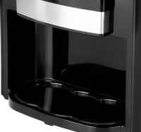 Крапельна кавоварка на дві чашки Domotec MS-0708 c 2 керамічними чашками, домашня електрична кавоварка для чаю та кави на 0.3 л 500W Чорна
