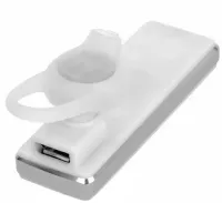 Бездротова Bluetooth гарнітура на вухо для смартфона Awei A850bl White, Блютуз моногарнітура Авей для телефону з наушным кріпленням Біла