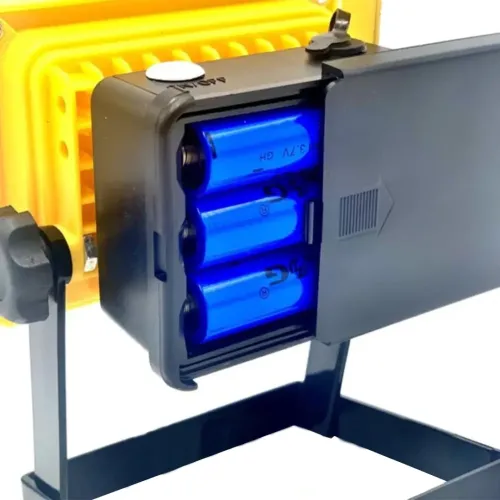 Переносной сверхмощный прожектор Bailong BL-204 100W XML T6-WS Ручной аккумуляторный фонарь с полицейской мигалкой для кемпинга 3 режима работы