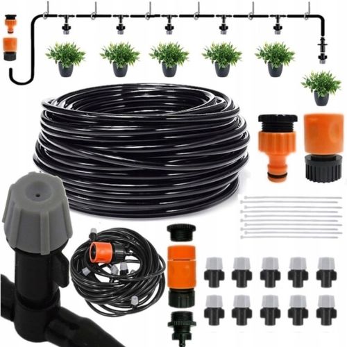 Садовий туманоутворювач 10 м Patio Mist Mistcooling Kit BD - 182 автоматична система крапельного поливу, зрошувальна система, автополив Muciakie