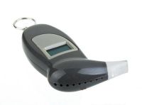 Кишеньковий електронний алкотестер з мундштуками Digital Breath Alcohol Tester з LCD дисплеєм 80025 персональний алкометр аналізатор спирту