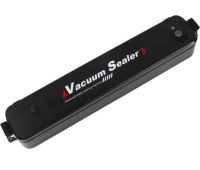Вакуумный упаковщик пакетов New Vacuum Sealer LP-11 автоматический вакууматор, аппарат вакуумайзер для упаковки и хранения еды, продуктов Черный