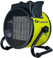 Теплова гармата Grunfeld GG1506-2 3000W 3 режими до 280 м3/год, Електричний підлоговий обігрівач тепловентилятор NF-002 3кВт від мережі Жовтий