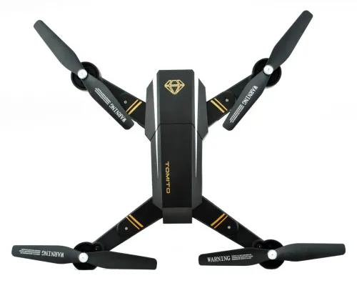 Квадрокоптер складной профессиональный D5HW DRONE s9 Phantom Pro с WIFI камерой, Дрон с подсветкой на аккумуляторе Коптер на радиоуправлении 4 DRC V4