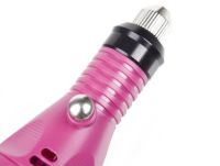 Фрезер - ручка 20000 оборотов/мин Bucos Nail Drill ZS-100 для аппаратного маникюра и педикюра фрейзер для полировки 6 в 1, + набор фрез Розовый