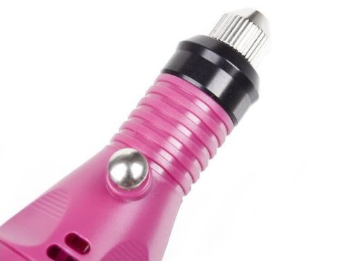 Фрезер - ручка 20000 оборотов/мин Bucos Nail Drill ZS-100 для аппаратного маникюра и педикюра фрейзер для полировки 6 в 1, + набор фрез Розовый