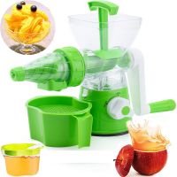 Ручная портативная соковыжималка Multi-Function Juicing Machine RF-707 для фруктов и овощей с зажимом, Шнековая многофункциональная