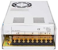 Універсальний блок живлення адаптер 12V 20A 240W Brille S-240-12 Metall для SMD світлодіодних стрічок моніторів