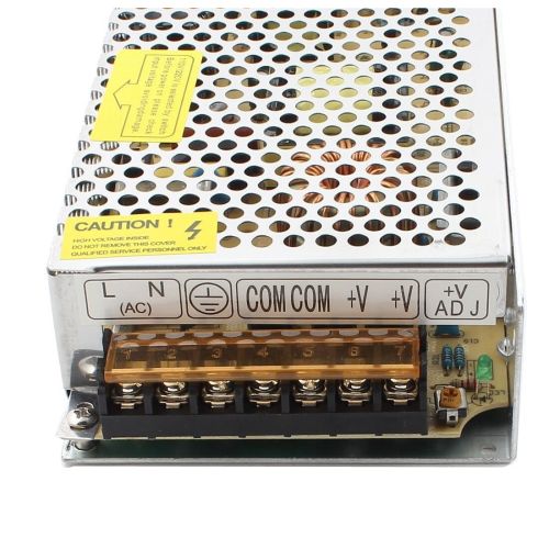 Універсальний блок живлення адаптер 12V 15A 180W Brille S-180-12 Metall для SMD світлодіодних стрічок моніторів