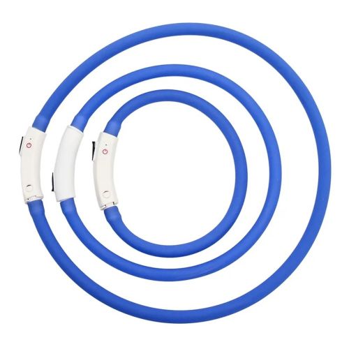 Универсальный светящийся ошейник для собак Trox TR-70, Аккумуляторный неоновый регулируемый ошейник для собак, кошек, и других животных