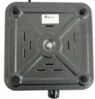 Настільна електрична плита Domotec MS-5811 на 1 чавунну конфорку диск, одноконфорочная електроплита 1500W з термостатом на 5 положень сіра