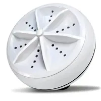 Портативна ультразвукова міні пральна машина Ultrasonic Turbine Wash 523-1 з кабелем USB, Машинка для прання від повербанка Біла