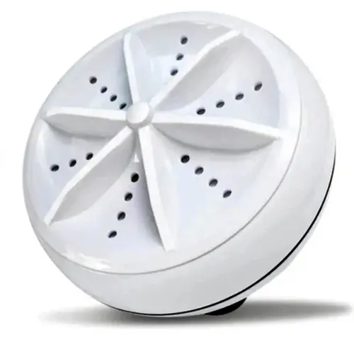 Портативна ультразвукова міні пральна машина Ultrasonic Turbine Wash 523-1 з кабелем USB, Машинка для прання від повербанка Біла