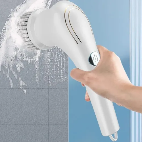 Електрична бездротова щітка Electric Cleaning Brush для миття та прибирання 5 в 1 багатофункціональна акумуляторна USB щітка з насадками для чищення