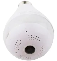 Бездротова панорамна IP Wi-Fi камера відеоспостереження лампочка в патрон E27 CAMERA SMART CAD-B13 H302 2MP стельова з віддаленим доступом 1080P
