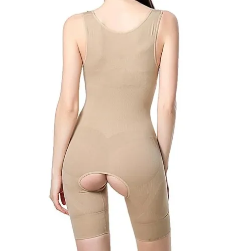 Профессиональное корректирующее белье Комбидресс Slim Shapewear женский утягивающий для похудения и коррекции фигуры с бретельками S/M L/XL XXL/XXXL