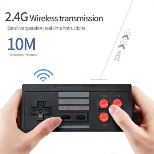 Ігрова приставка 8bit U-BOX EXTREME Mini Game Box AHH-07 620 ігор з 2 бездротовими джойстиками Портативна консоль 8 біт з вбудованими іграми D600