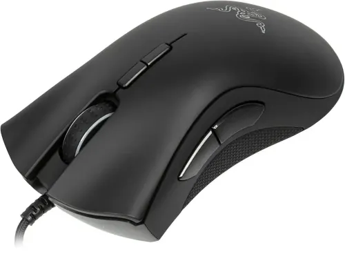 Ігрова дротова комп'ютерна мишка Razer DeathAdder Elite 16000dpi з RGB підсвічуванням для ПК, геймерська USB миша для комп'ютера і ноутбука Чорна