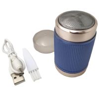 Акумуляторна Дорожня електробритва депілятор Blawless Portable Mini Shaver 5W, Бездротова роторна USB міні бритва Face Massager тример