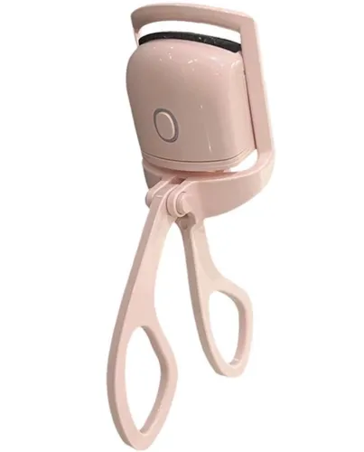 Аккумуляторные щипцы зажим Eye lashes machine MK018 для завивки ресниц, Электрический подкручиватель кёрлер от USB с подогревом 2 режима Розовый