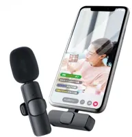 Бездротовий петличний мікрофон K8 Plus з Type-C для смартфона з прищіпкою на одяг, Петличка з шумозаглушенням всеспрямований для блогера