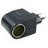 Адаптер c 12V на 220V Car charge switch перехідник мережа-прикурювач