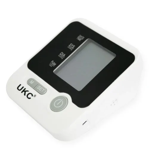 Автоматичний тонометр UKC BL - 8034 (BLPM-13) з манжетою на руку, вимірювач артеріального тиску і пульсу на передпліччі з LCD екраном Білий