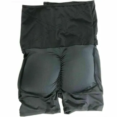Коригувальні трусики-шорти Body Hip Pants для збільшення сідниць із завищеною високою талією і ефектом пуш-ап, стягуючі для стегон чорні