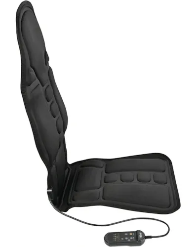 Масажна накидка на крісло Massage Cushion Inspire 083MC з підігрівом в автомобілі вібраційний масажер LY-54 для сидіння від мережі і прикурювача
